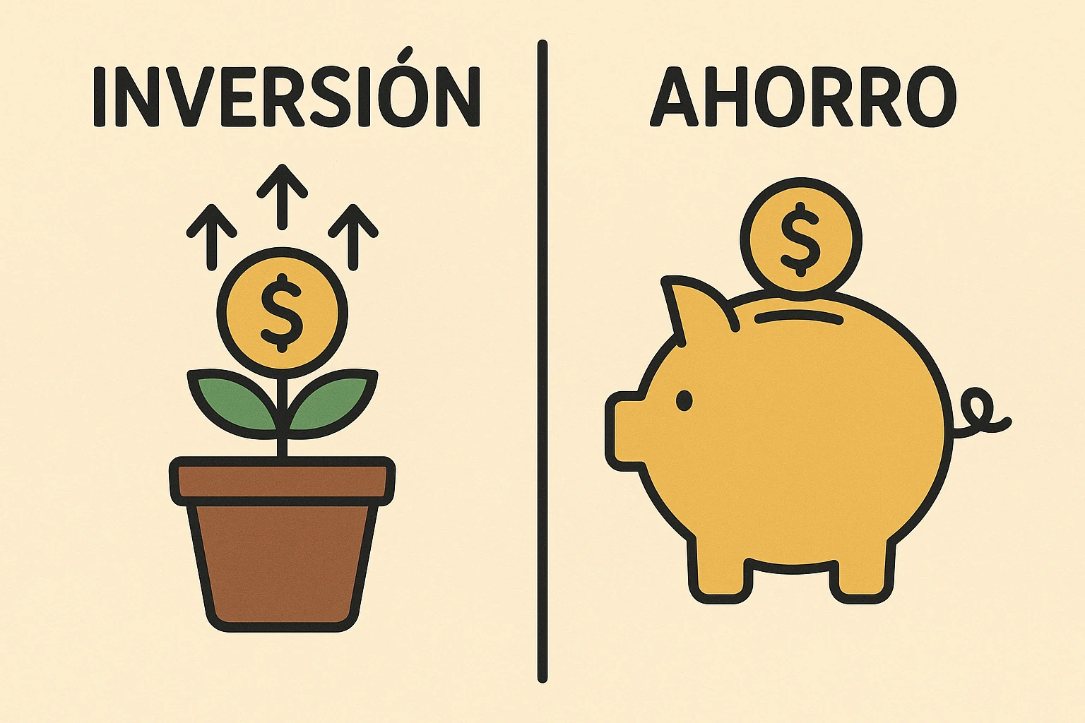 Diferencias clave entre ahorro e inversión